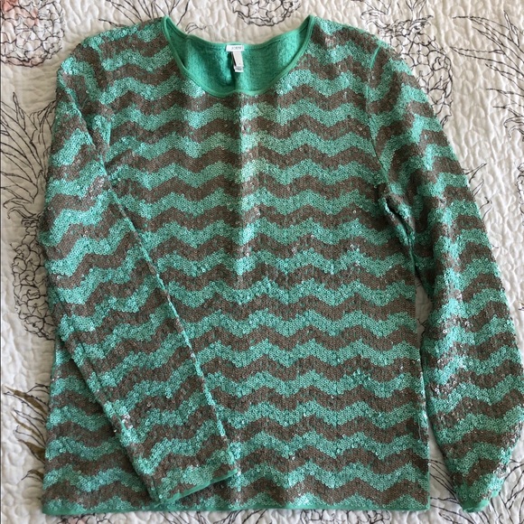 J. Crew Tops - Jcrew Sequin Top